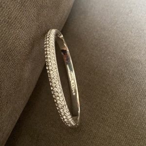 Anne Klein Pave Bangle Bracelet, Broken clasp